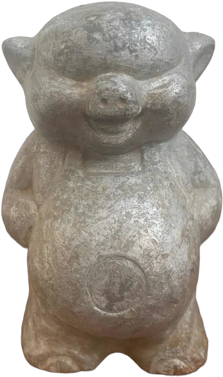 Antigua Figura Cochinito Alcancia
