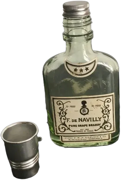 Vintage Botella Licorera Bolsillo
