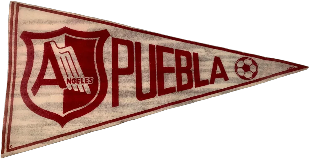 Banderín Fútbol Ángeles De Puebla Vintage