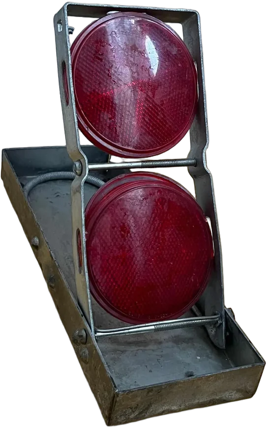 Antigua Señal De Precaución Autos — imagen 1