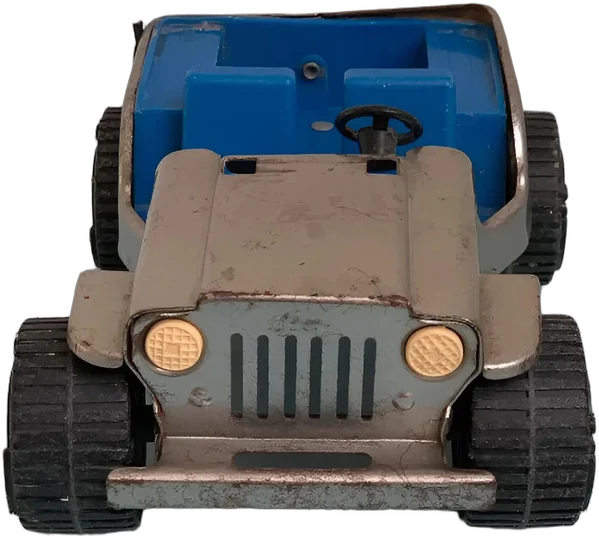 Vintage Jeep Tonka Plateado