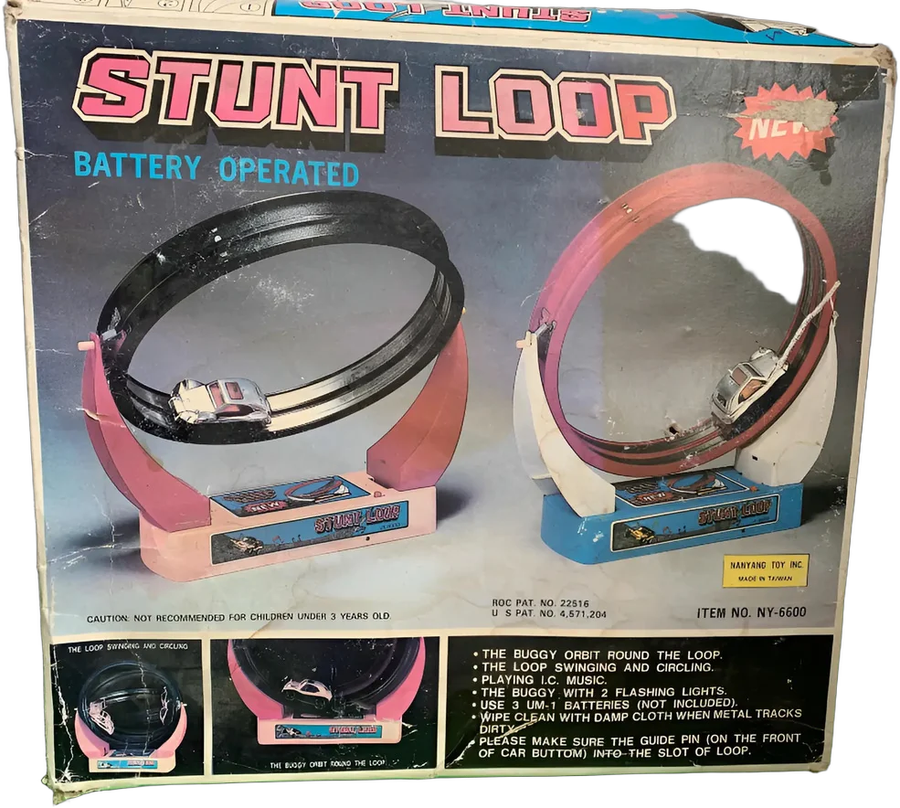 Vintage Autopista Stunt Loop Nanyang Amarillo — imagen 1