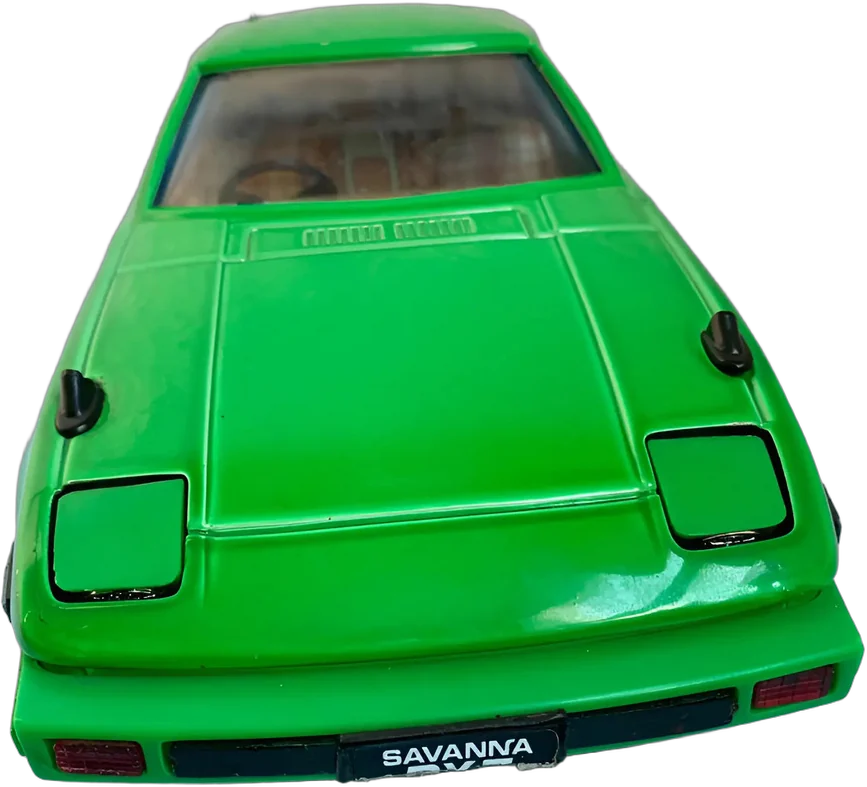 Vintage Carro Lámina Masuda Japón Verde