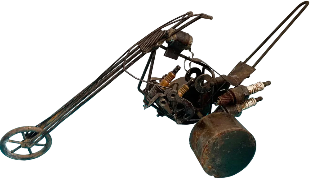 Vintage Chopper Arte Chatarra