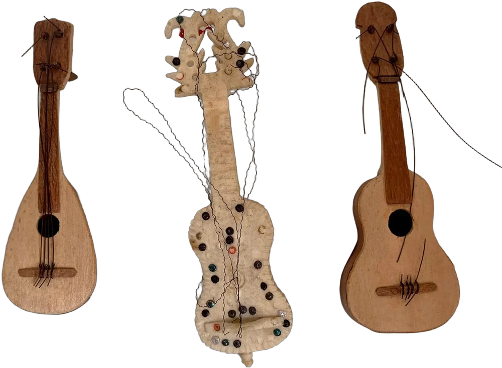 Miniaturas Guitarras Vintage, Retro