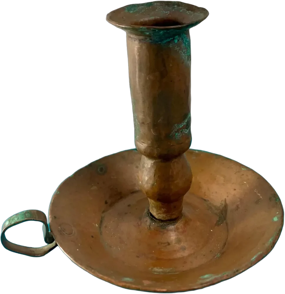 Antigüedad Portavela Cobre, Vintage Cobre