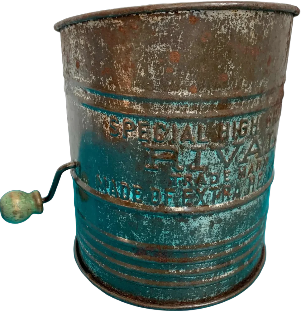 Antiguo Cernidor De Harina Rival