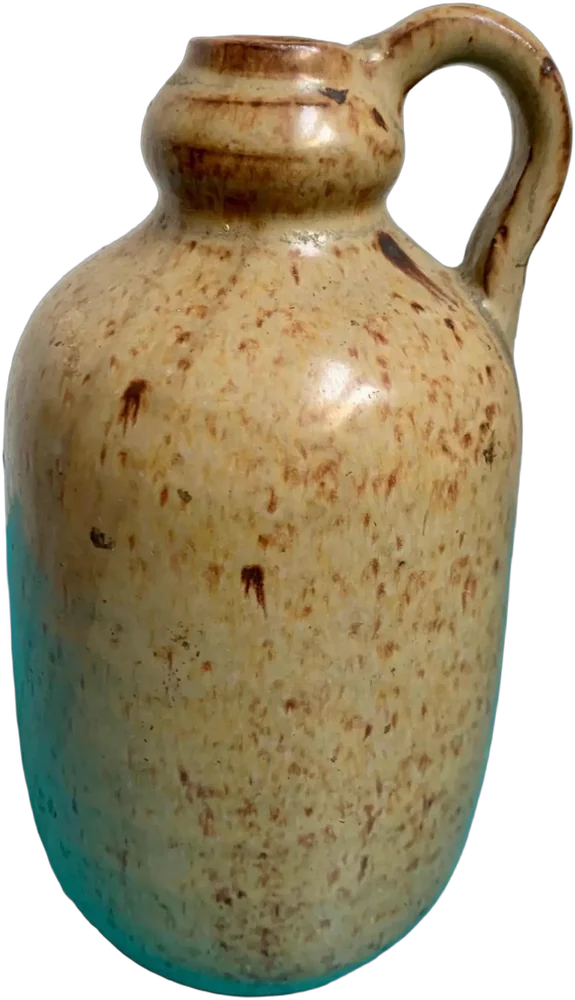 Vintage Botella Cerámica Gallo De Oro, Guanajuato