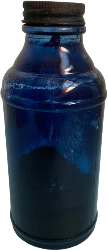 Antigua Botella Medicinal O Tinta Coleccionable