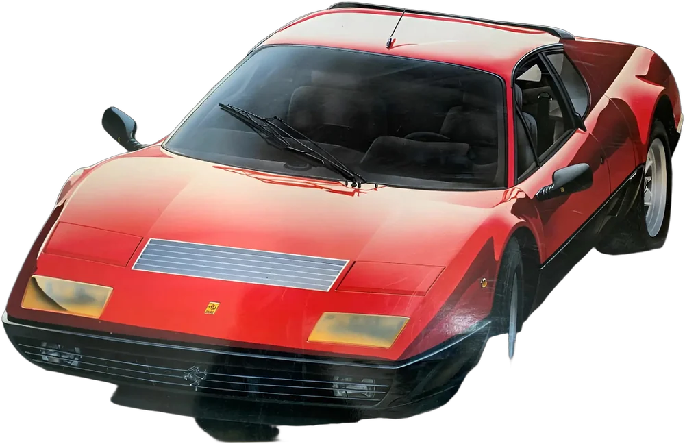 Carro Modelismo A Escala Ferrari Bb5120 Rojo
