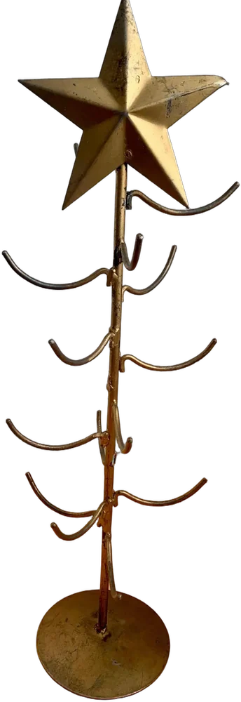 Artesanía Herrería Árbol De Navidad Marrón