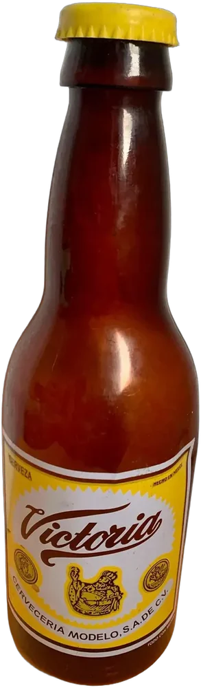 Vintage Botella Plástico Cerveza Víctoria