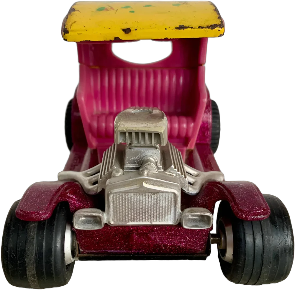 Vintage Carrito Dragster Hot Hauler Tonka Dragster Morado