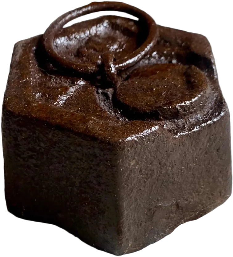 Antigua Pesa Hexagonal Fierro 2 Kg