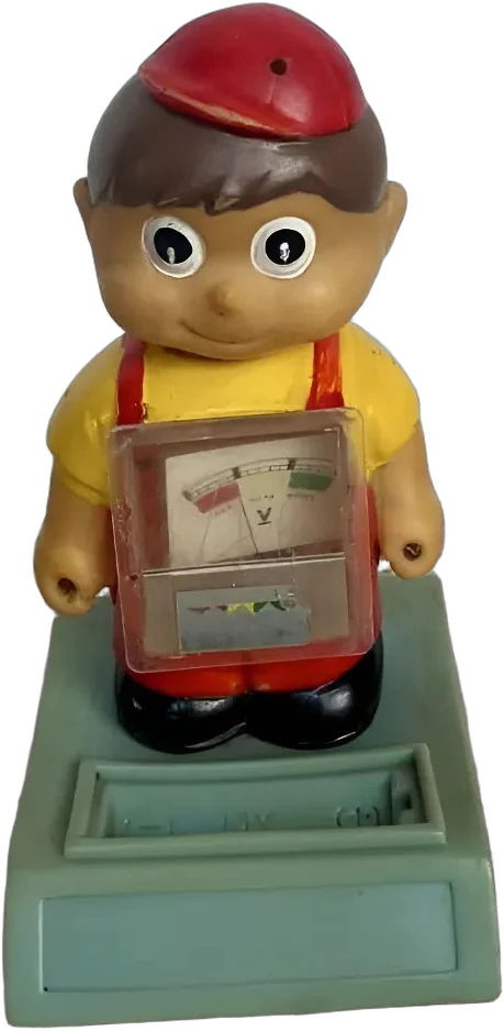 Muñeco De Broma Toques Eléctricos Solo Figura Vintage Rojo