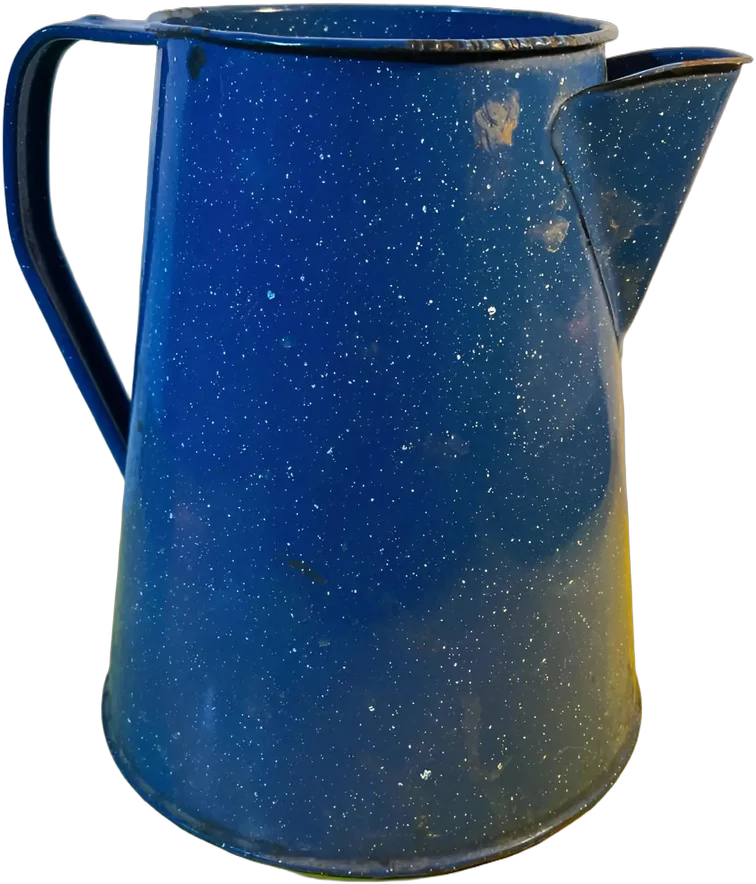 Vintage Jarra Cafetera 3 Lts Azul
