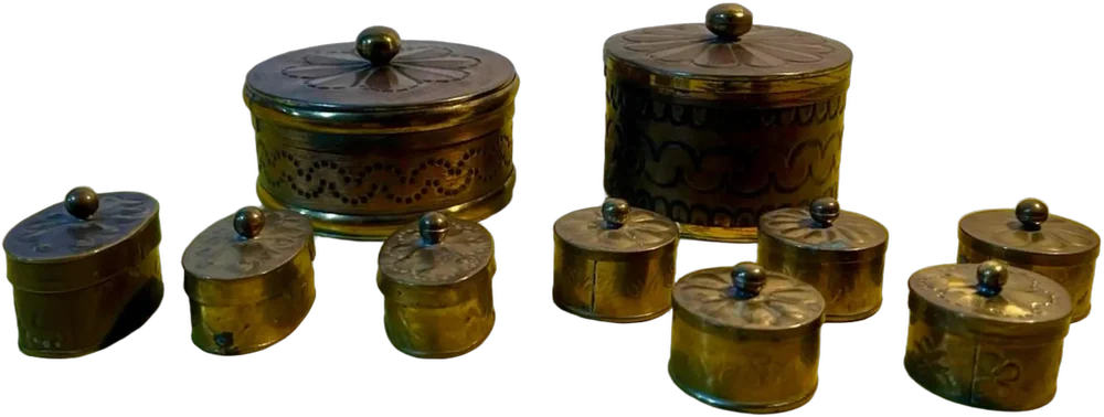Cajitas De Hojalata Artesanales Diferentes Usos Vintage