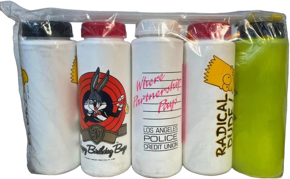 Vintage Botes Cilíndricos Souvenirs Varios Usa (lote 3)