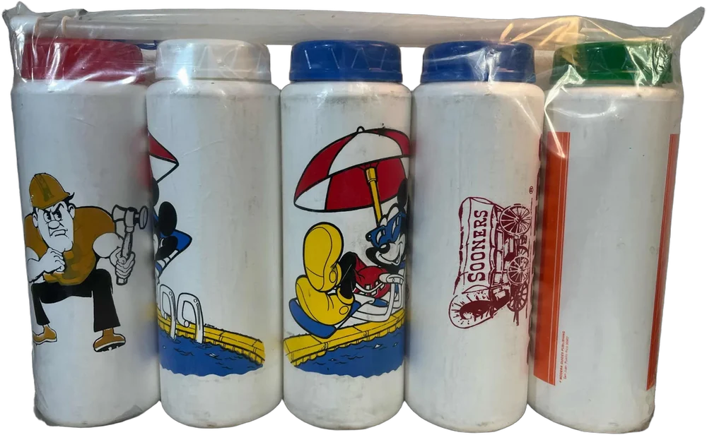 Vintage Botes Cilíndricos Souvenirs Varios Usa