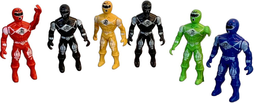 Vintage Figuras Power Rangers Bootleg