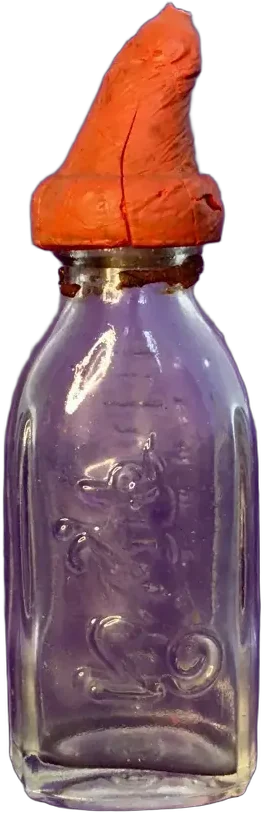 Antigua Mini Biberon Vidrio — imagen 1