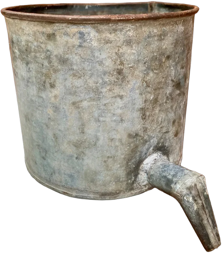 Antiguo Bote Dispensador Agua Lámina — imagen 1