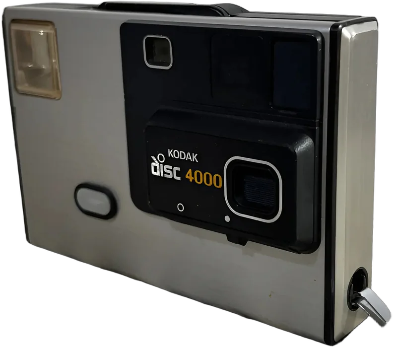 Cámara Vintage Kodak Disc 4000 Coleccionable Gris