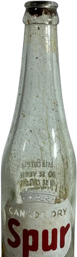 Botella Antigua Canada Dry Spur Hecha En Mexico
