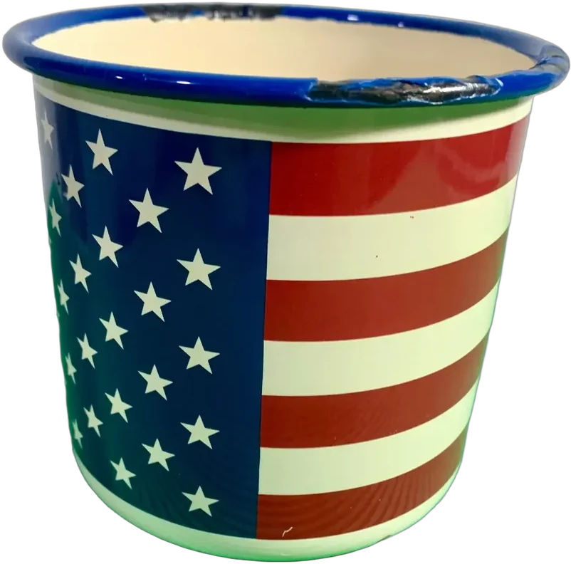 Taza Coleccionable Usa Vintage Fossil Azul Marino Emojis