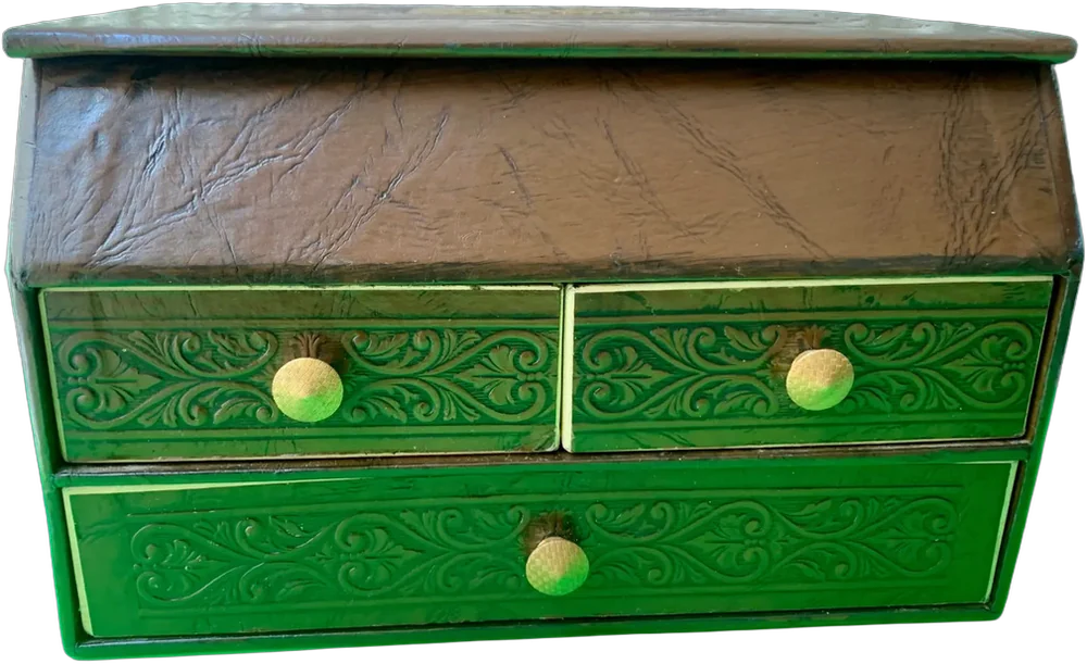 Caja Vintage Organizador Escritorio