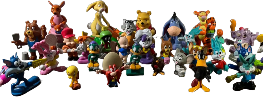 Lote Figuras Warner Y Disney Coleccionables Vintage