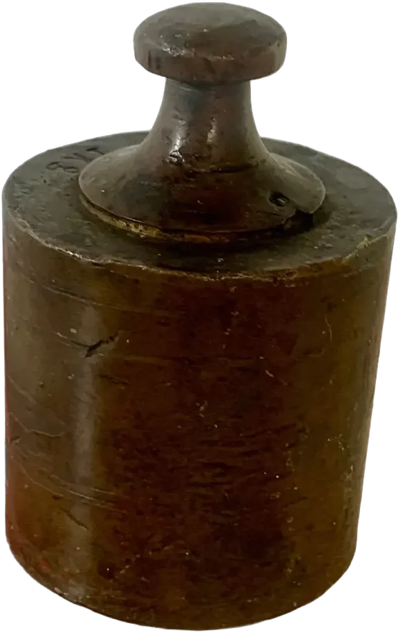 Antigua Pesa Francesa Bronce 1 Kg