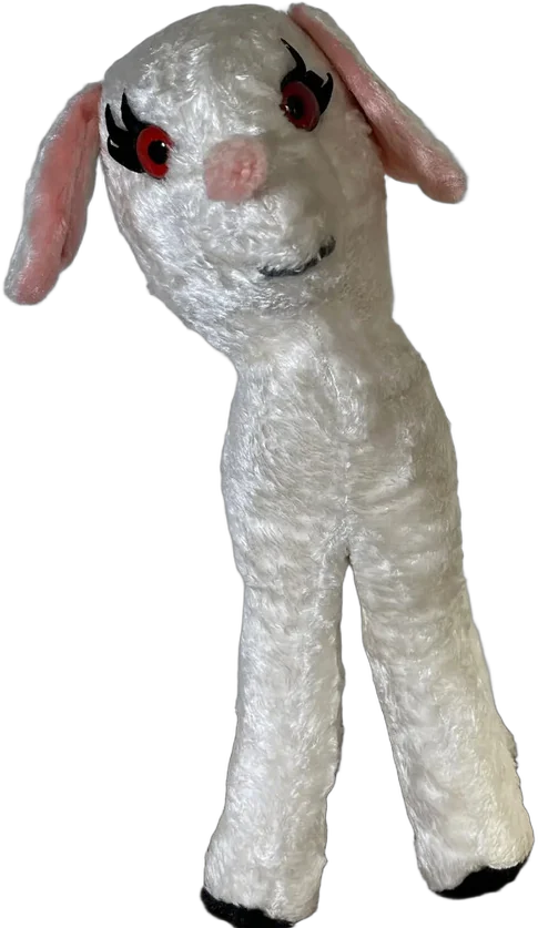 Vintage Peluche Cabra 60's Blanco