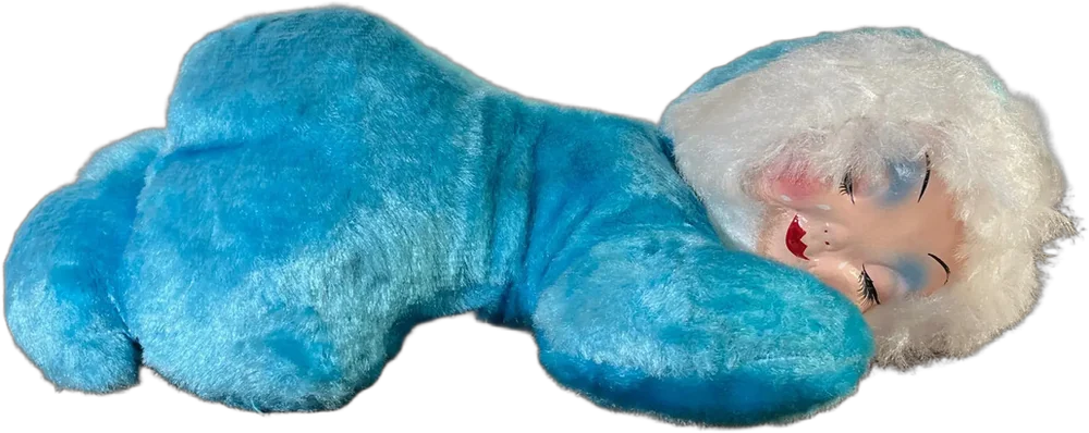 Vintage Peluche Bebé 60's Agua