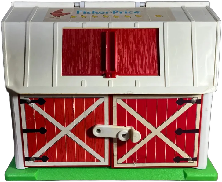 Establo Fisher Price Family Vintage Rojo