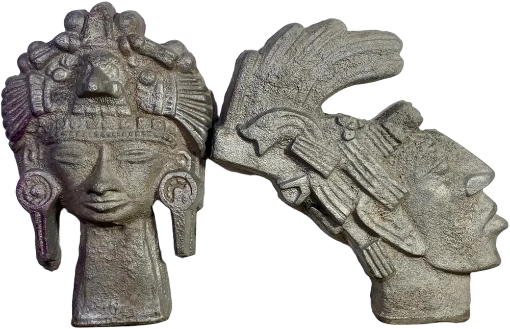 Máscara Personajes Prehispánicos Vintage