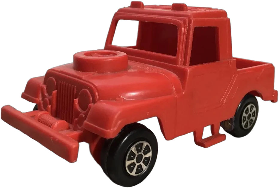 Jeep Strombecker Rojo A Escala Plástico Rojo