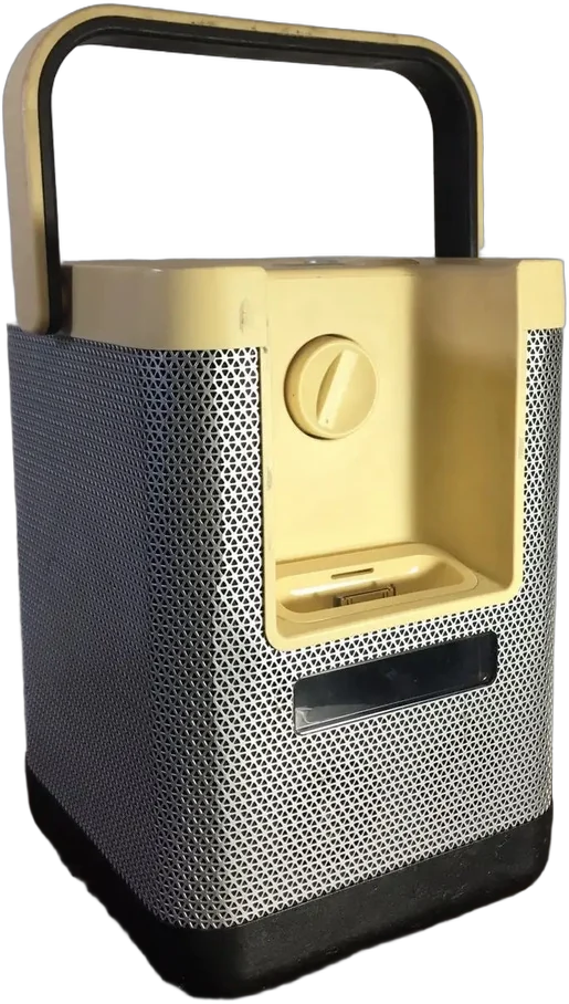 Altavoces Bocina Portátil Para iPod Memorex Partycube Marfil