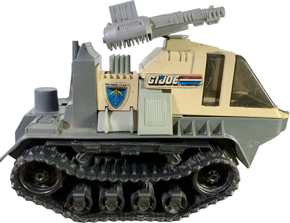Vehículo Gi-joe Thunderclap Tank Trailer Crema