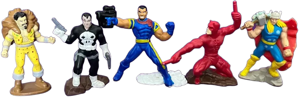 Figuras Marvel Tm Super Heroes Daredevil, Thor, Punisher...
