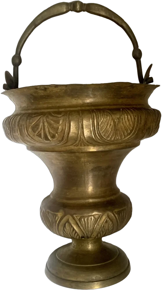 Antiguo Acetre O Cubo Para Agua Bendita — imagen 1