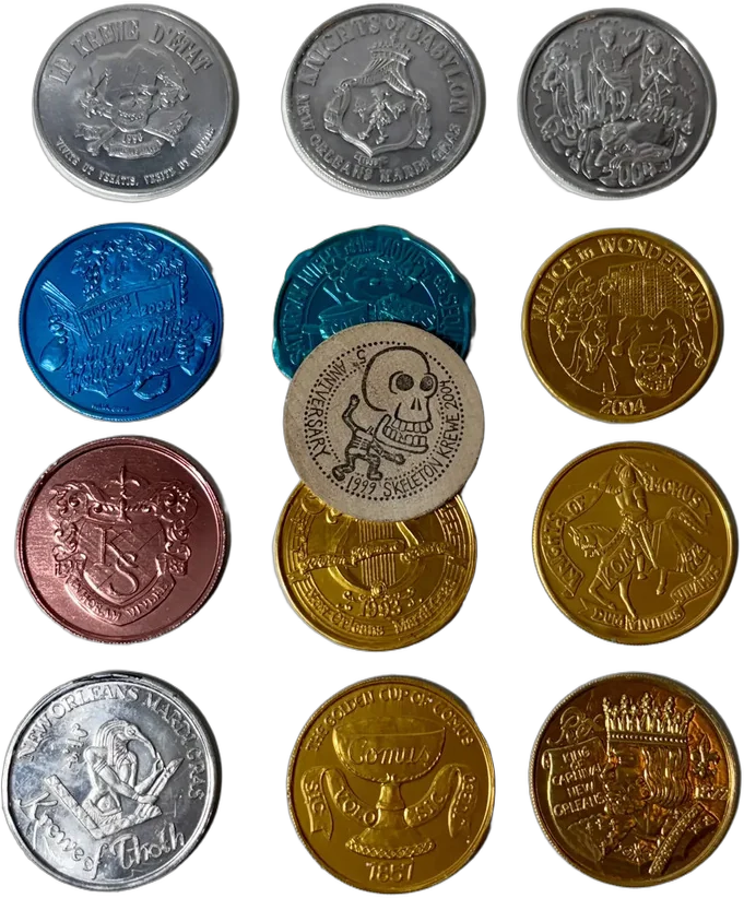 Token Mardi Gras (carnaval Nueva Orleans) — imagen 1