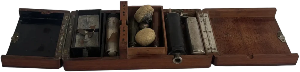 Antiguo Aparato Inducción Faradica A.gaiffe A París — imagen 1