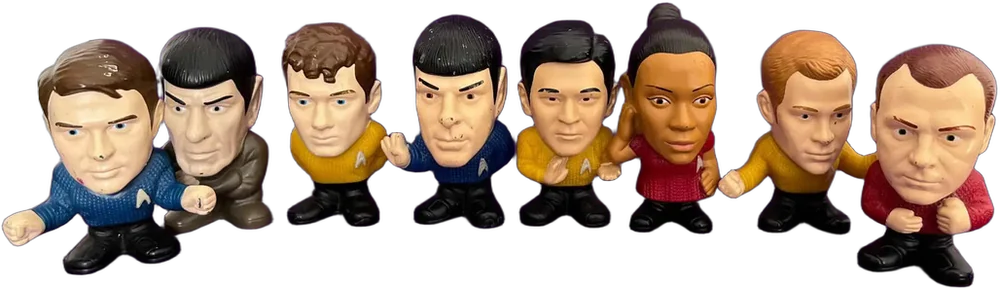 Figuras Cabezones Star Treck