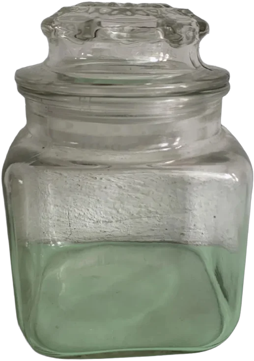 Frasco Vintage De Vidrio Para Contenedor Agua