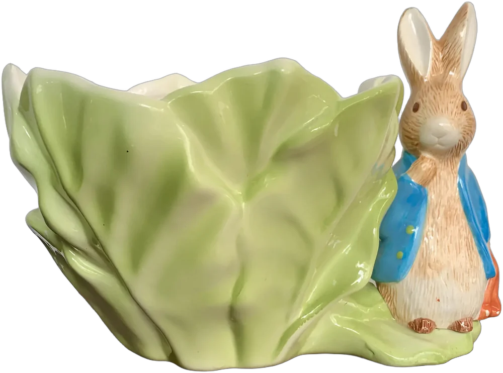 Vintage Maceta De Colección Peter Rabbitt Multicolor Peter Rabbitt