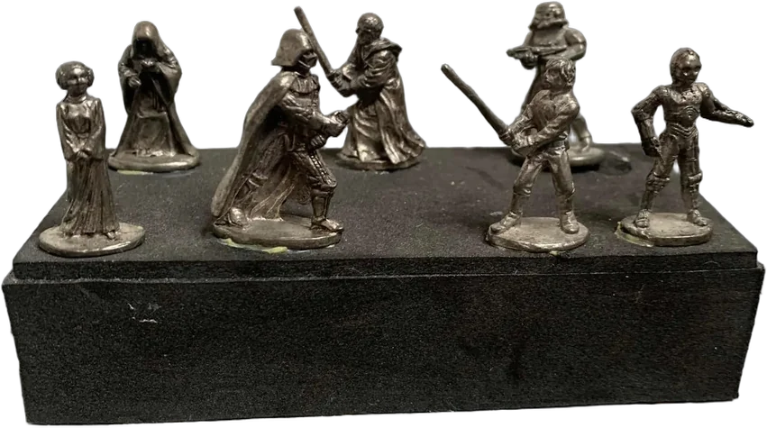 Miniatura Figuras Metálicas Star Wars