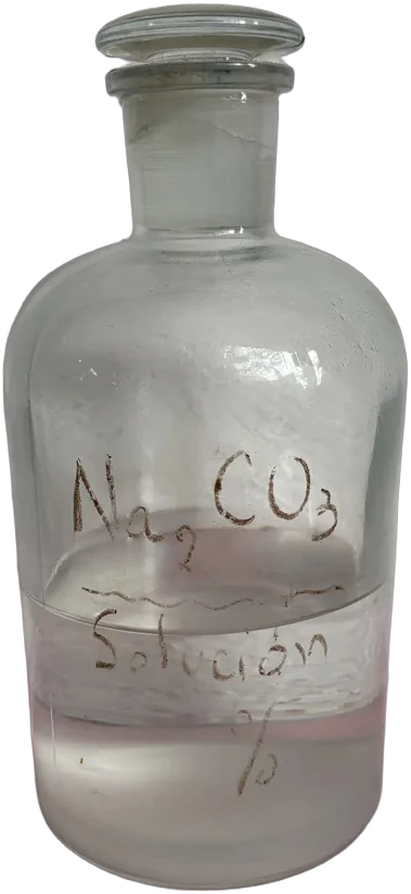 Vintage Frasco 1l De Botica Vidrio Transparente — imagen 1