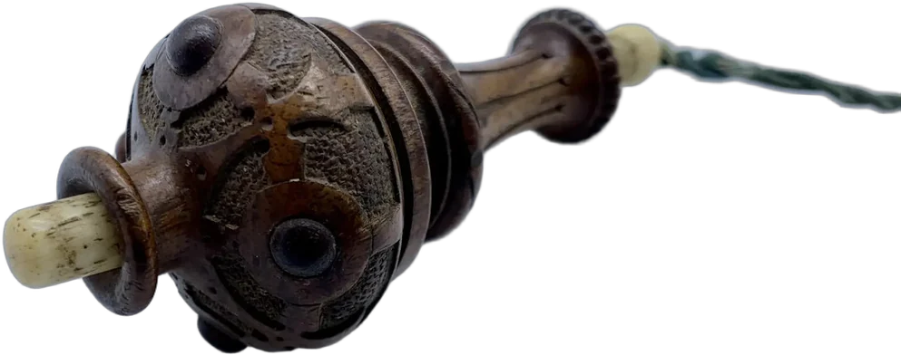 Antiguo Pulsador De Timbre De Servicio Victoriano — imagen 1