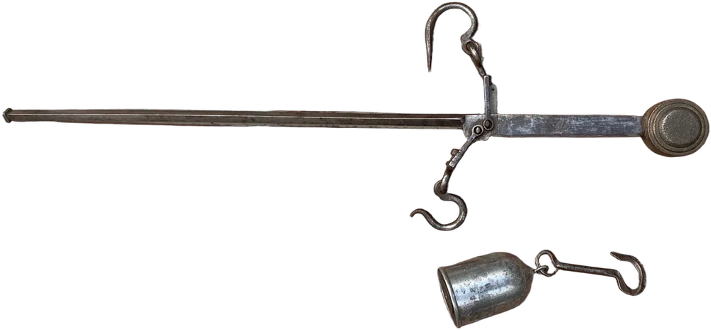 Antigua Balanza Hierro Romana 50 Kg